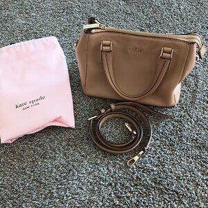 Kate Spade Crossbody Leather Satchel, EUC